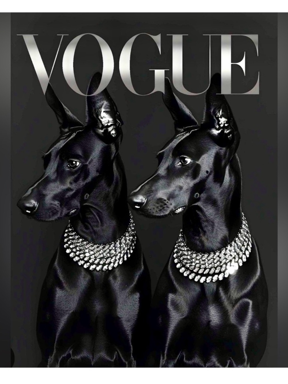 Designer Dobermans™ | Pick 5 Luxury Fashion Dog Wall Art Prints | 8x10 Chanel LV - Picture 9 of 16